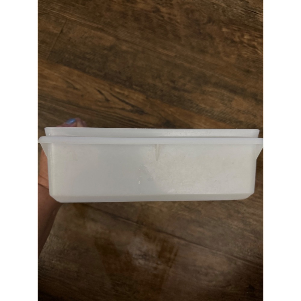 Vintage Tupperware Square Storage Container Box Modular Mates White Lid‎ - Picture 4 of 11